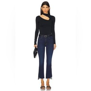 MOTHER Dark Blue Ankle & Cropped Jeans